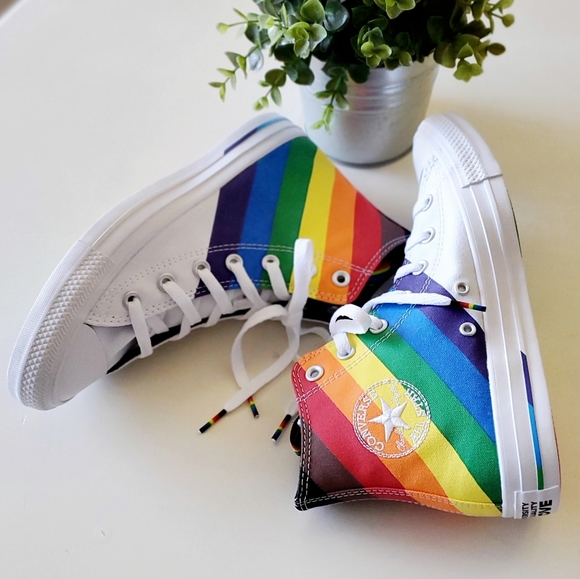 Converse Shoes - 🏳️🌈Converse CTAS High Rainbow Sneakers🏳️🌈